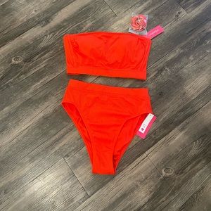 Red Two Piece Bikini